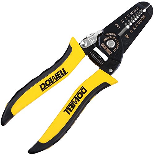 Product Cover DOWELL 10-22 AWG Wire Stripper,Wire Crimper And Multi-Function Hand Tool，Professional Handle Design And Refined Craftsmanship.