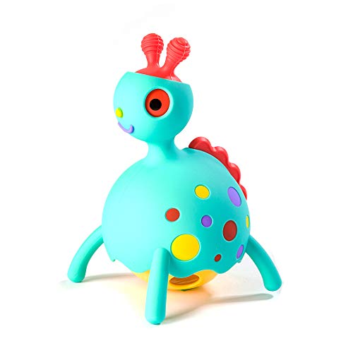 Product Cover Fat Brain Toys Rollobie Baby Toy, Blue