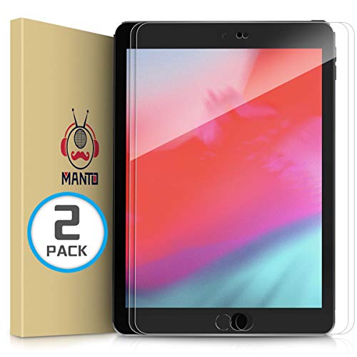 Product Cover MANTO 2-Pack Screen Protector for iPad 9.7 Inch 6th & 5th Generation, iPad Pro 9.7 Inch, iPad Air 2, iPad Air Tempered Glass Film