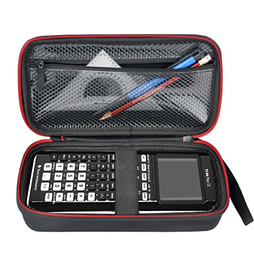Product Cover HESPLUS Compatible with Graphing Calculator Texas Instruments TI-84/83/Plus CE Hard EVA Shockproof Carrying Case Storage Travel Case Bag Protective Pouch Box