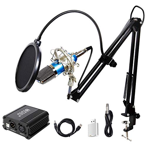 Product Cover TONOR Pro Condenser Microphone XLR to 3.5mm Podcasting Studio Recording Condenser Microphone Kit Computer Mics with 48V Phantom Power Supply