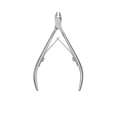 Product Cover STALEKS Stainless Steel Extra Pointed Handmade Cuticle Nippers. Classic'10, 4.05 inch Nippers with 0.25 inch Blade and Blade Protector. Handmade in Europe NC-10-06