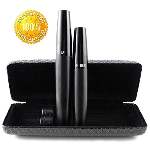 Product Cover Youngfocus 3d fiber lash mascara-waterproof natural thick with fiber mascara 3d mascara thickening lengthening natural non-toxic smudge proof & hypoallergenic ingredients