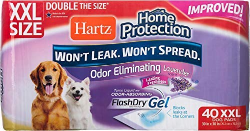 Product Cover Hartz Home Protection Lavender Odor Eliminating Dog Pads, XXL 80ct (2 x 40ct)