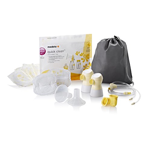 Product Cover Medela, Pump Parts, Sonata Double Pumping Kit, Authentic Spare Parts Designed for Sonata Breast Pump, Made Without BPA