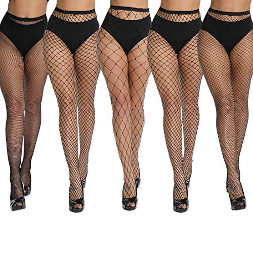 Product Cover akiido High Waist Tights Fishnet Stockings Thigh High Stockings Pantyhose