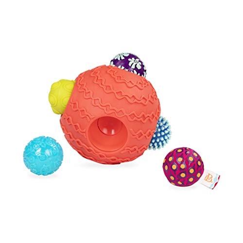 Product Cover B. Toys - Ballyhoo Baby Ball - 1 Big Textured Ball with 5 Small Sensory Balls - Developmental Toys for Babies 6 Months +