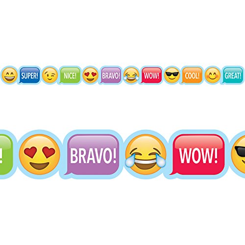 Product Cover Creative Teaching Press Border Emoji Fun Emoji Rewards Border, Ctp 2681 with