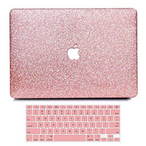 Product Cover MacBook Pro 13 Case 2019 2018 2017 2016 Release A2159/A1989/A1706/A1708,B BELK 2 In 1 Bling Crystal Smooth Ultra-Slim PC Hard Case With Keyboard Cover for Mac Pro 13 with/Without Touch Bar