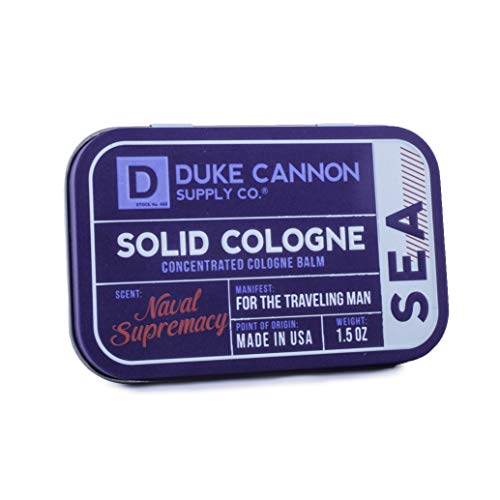 Product Cover Duke Cannon Men's Solid Cologne, 1.5 ounce - Sea (Naval Supremacy Scent)