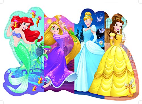 Product Cover Ravensburger Disney Princess Pretty Princesses Shaped Floor Puzzle 24 Piece Jigsaw Puzzle for Kids - Every Piece is Unique, Pieces Fit Together Perfectly