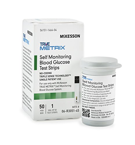 Product Cover McKesson 06-R3051-45 True Metrix Self Monitoring Blood Glucose Test Strip