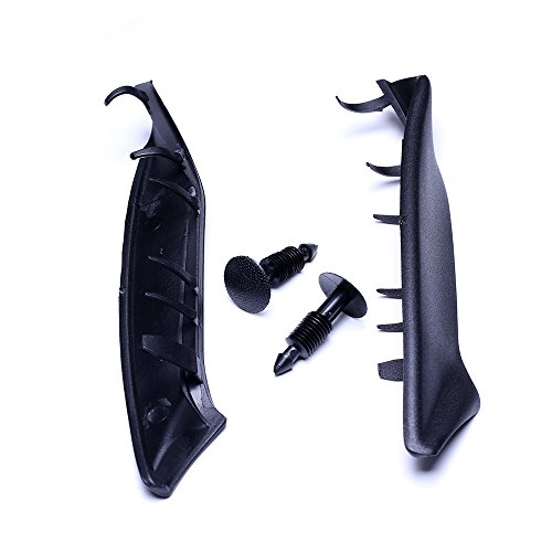 Product Cover Wiper Cowling Rubber End Pieces for 2004-2008 Ford F-150 & 2006-2008 Lincoln Mark LT - Driver and Passenger Side; Includes Retaining pins