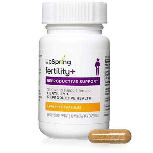 Product Cover Fertility Supplement Pills for Women by UpSpring Baby to Support Ovulation and Egg Quality with Black Cohosh, Maca Root and Shatavari, Preconception and PCOS Supplement