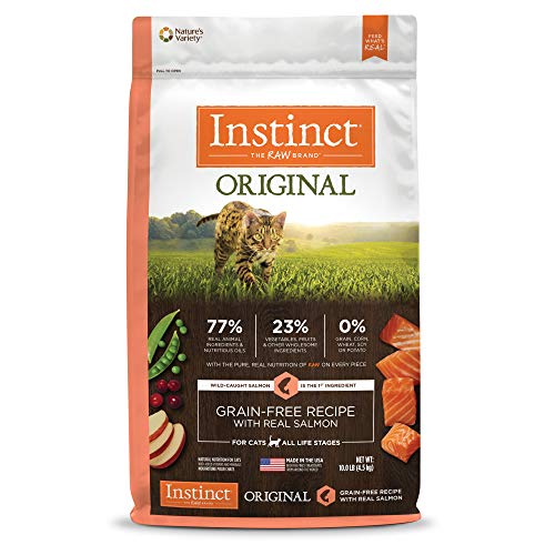 Product Cover Instinct Original Grain Free Recipe with Real Salmon Natural Dry Cat Food by Nature's Variety, 10 lb. Bag