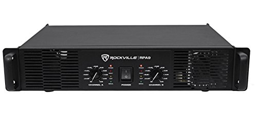 Product Cover Rockville 3000 Watt Peak / 800w RMS 2 Channel Power Amplifier Pro/DJ Amp (RPA9)