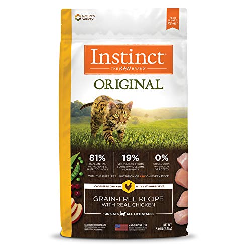 Product Cover Instinct Original Grain Free Recipe with Real Chicken Natural Dry Cat Food by Nature's Variety, 5 lb. Bag