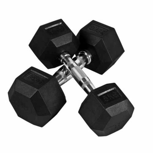 Product Cover BodyFit Fitness 5Kg Pair Hexagonal Dumbbells (5Kg X 2Pcs)