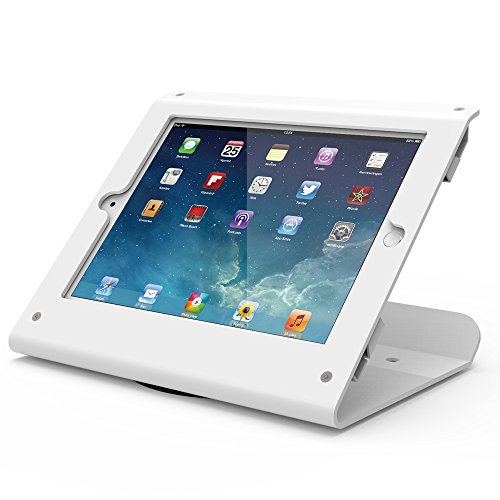 Product Cover Beelta Kiosk iPad Stand - 360 Swivel Base,iPad Retail Stand for iPad Air 1,Air 2,Pro 9.7,iPad 5th,iPad 6th, White, BSC102W