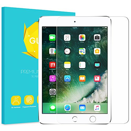 Product Cover Fintie iPad 9.7 2018 2017 / iPad Air 2 / iPad Air/iPad Pro 9.7 Inch Tempered Glass Screen Protector, Anti Scratch Premium HD Clear 9H Hardness for Apple iPad 2018 2017 / Air 1 2, iPad Pro 9.7