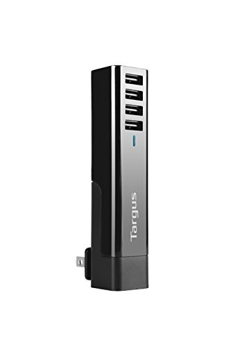 Product Cover Targus Turbo Quad APA750IN-50 USB Travel Adapter (Black)