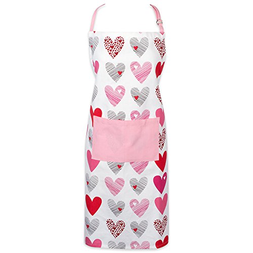 Product Cover DII 100% Hearts Collage Bib Chef Apron Everyday Kitchen Basic