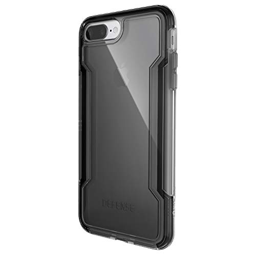 Product Cover X-Doria iPhone 8 Plus & iPhone 7 Plus Case, Defense Clear - Military Grade Drop Protection, Clear Protective Case for iPhone 8 Plus & 7 Plus (Black)