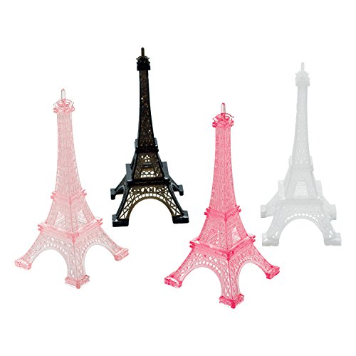 Product Cover Amscan 398185 Day in Paris Eiffel Tower - Multicolor, One Size, Multi