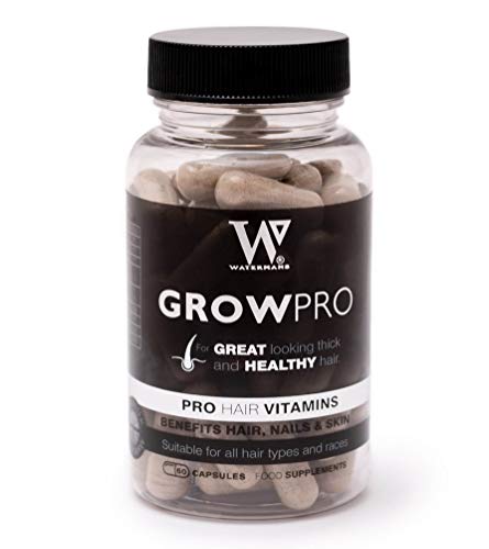 Product Cover Healthy Hair Vitamins - Watermans GrowPro - Hair growth vitamins with New Stronger Nail Growth Formula