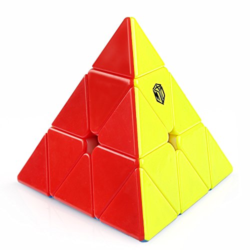 Product Cover Coogam Qiyi X-Man Bell Magnetic Pyramid Stickerless Speed Cube Pyramid Puzzle Toy