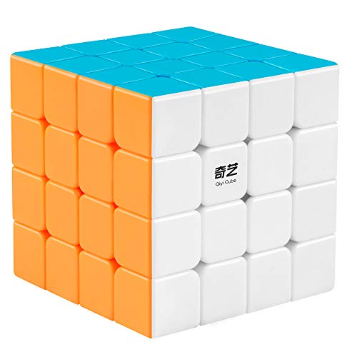 Product Cover Coogam Qiyi 4x4 Speed Cube Stickerless Magic Puzzle Toy Gift for Kids and Adults Challenge (Qiyuan S Version)