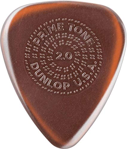 Product Cover Dunlop Primetone Standard 2.0mm Sculpted Plectra with Grip-3 Pack (510P2.0)
