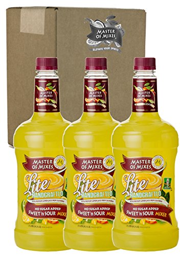 Product Cover Master of Mixes Sweet N' Sour Lite Drink Mix, Ready To Use, 1.75 Liter Bottle (59.2 Fl Oz), Pack of 3