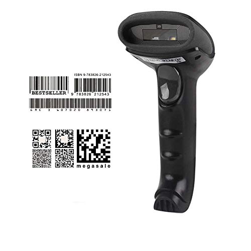 Product Cover Kercan 130T Wired Automatic USB 2D QR PDF417 Data Matrix Barcode Scanner UPC EAN Bar Code Reader