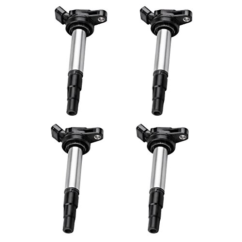 Product Cover Ignition Coil Packs for 09-17 Toyota Corolla 09-14 Matrix 10-17 Prius 11-16 Lexus CT200H 09-10 Pontiac Vibe - Scion XD IM L4-1.8L 2.4L (Pack of 4)