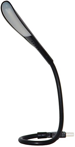 Product Cover USB Reading Lamp with 14 LEDs Dimmable Touch Switch and Flexible Gooseneck (14 LED, Black)