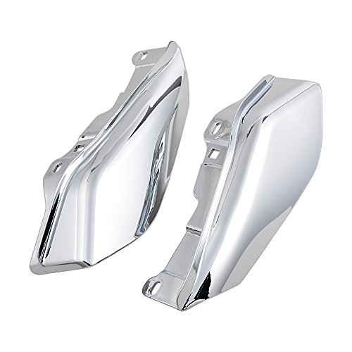 Product Cover Astra DepotS 1 Pair Chrome Mid-Frame Air Deflectors for 2009-2016 Harley Road King Street Electra Tri Glide
