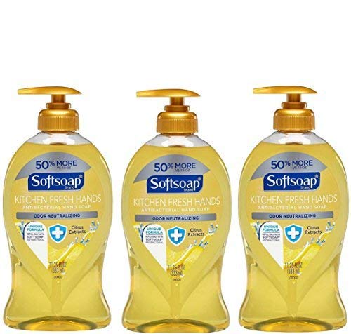 Product Cover Softsoap Kitchen Fresh Hands Antibacterial Soap Citrus Extracts (3 pack of ll.25 FL Oz. Size)