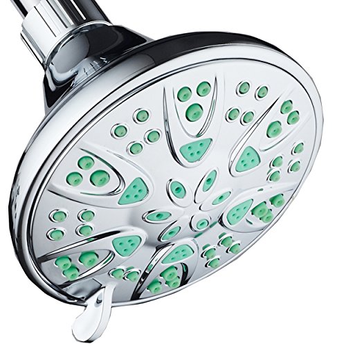 Product Cover AquaDance Antimicrobial - Anti-Clog High-Pressure 6-Setting Shower Head with Microban Nozzle Protection from Growth of Mold, Mildew & Bacteria for Stronger Shower! 4