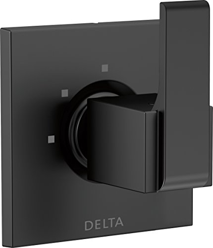 Product Cover Delta Faucet T11867-BL Ara 3-Setting 2-Port Diverter Trim, Matte Black