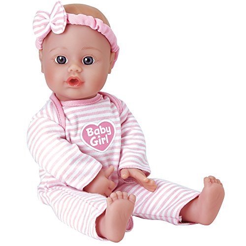 Product Cover Adora Sweet Baby Girl Doll Washable Soft Body Vinyl Play Toy Gift 11-inch Light Skin & Blue Eyes for Children Age 1+
