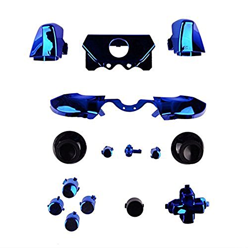 Product Cover Bumpers Triggers Buttons DPad LB RB LT RT For Xbox One Elite Controller Chrome Blue