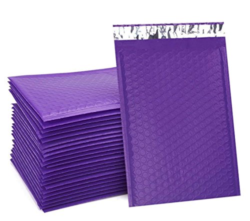 Product Cover UCGOU 6x10 Inch Purple Poly Bubble Mailers Padded Envelopes 50pcs