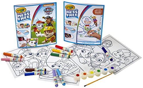 Product Cover Crayola Color Wonder Paw Patrol Coloring Kit, Mess Free, Amazon Exclusive, Over 60Piece, Gift