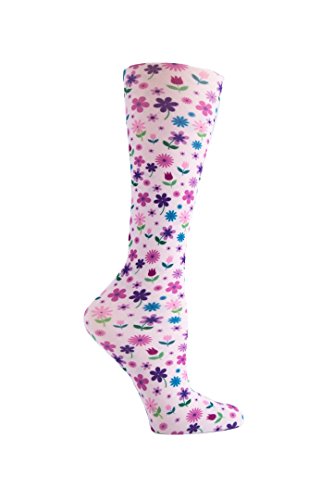 Product Cover Cutieful Women's Nylon 8-15 Mmhg Compression Sock Spring Flowers