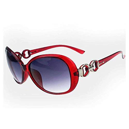 Product Cover Fashion?Life Women Shades Oversized Eyewear Classic Designer Sunglasses UV400-Red&Grey