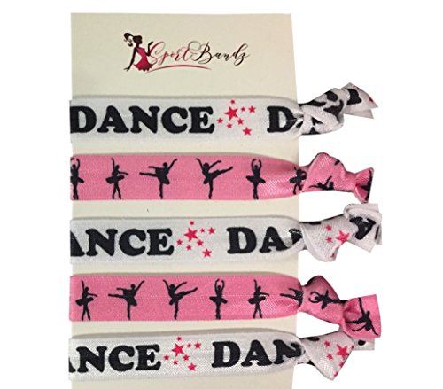 Product Cover Infinity Collection Dance Hair Ties- Girls Dance Hair Accessories- Dance Elastics for Dance Recitals