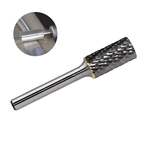 Product Cover YUFUTOL SA-5 Tungsten Carbide Burr Cylinder Shape Double Cut Rotary Burr File(1/2
