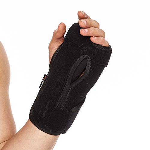 Product Cover BraceUP Night Sleep Wrist Support Brace, Lightweight Splint with Cushioned Pads for Carpal Tunnel