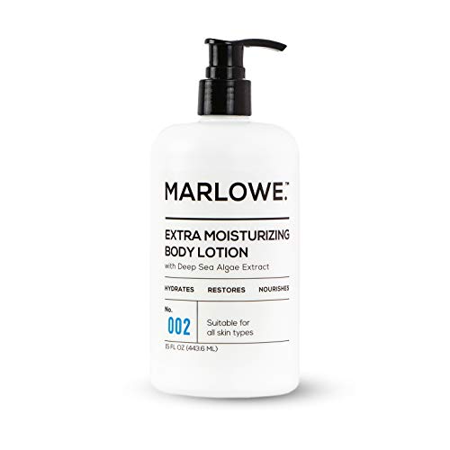 Product Cover MARLOWE. 002 Extra Moisturizing Body Lotion 15 oz | Daily Lotion for Dry Skin for Men and Women | Light Fresh Scent | Made with Natural Ingredients | Vegan & Cruelty-Free